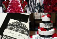 Bold And Beautiful: Creative Red And Black Wedding Decor Ideas