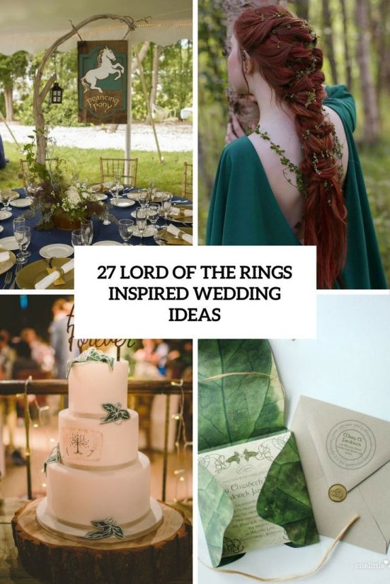 Lord of the Rings inspired wedding ideas  Lotr wedding, Hobbit