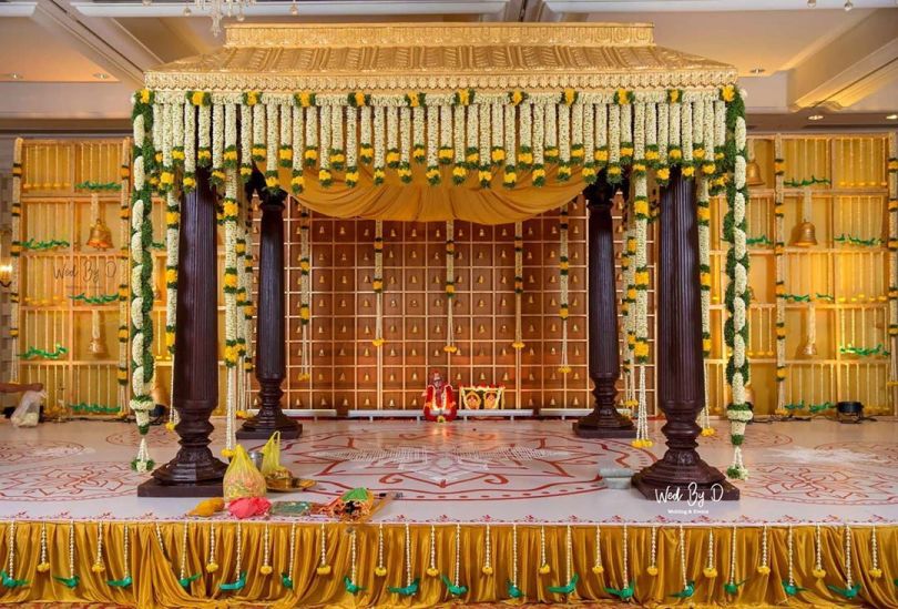Traditional & Classy south Indian Wedding Mandap Decor with