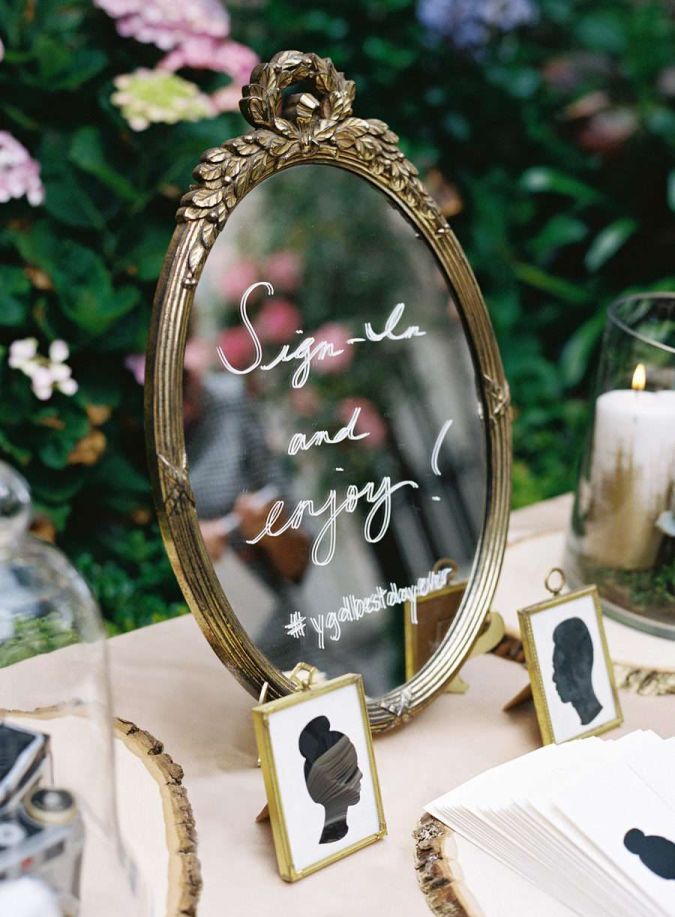 Wedding Mirror Signs Aren