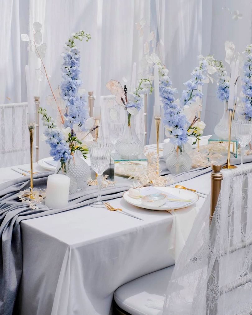 Blue And White Wedding Colors Combination For Your Inspiration